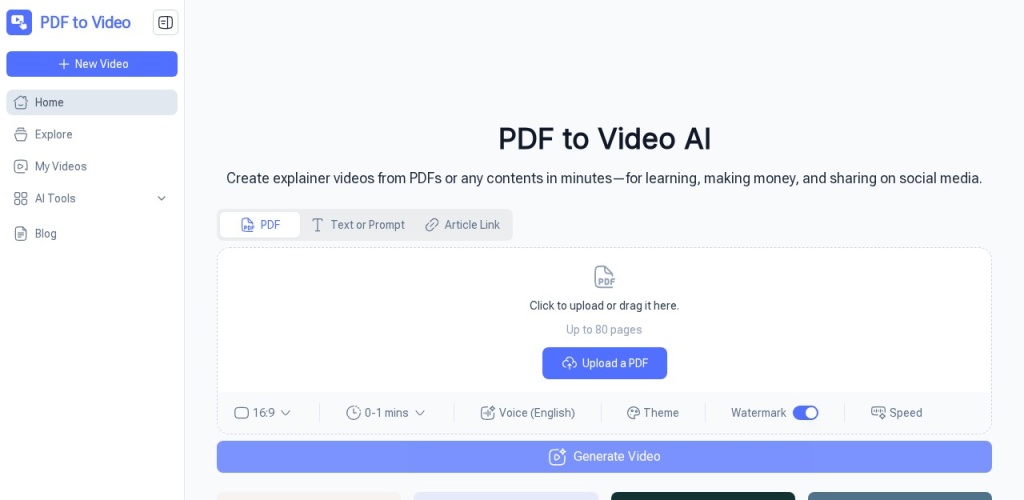 PDF to Video
