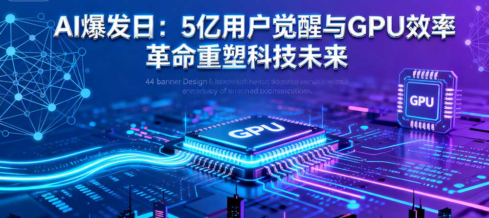 AI爆发日:5亿用户觉醒与GPU效率革命重塑科技未来